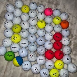 Used golf ball lot of 60 4A-5A